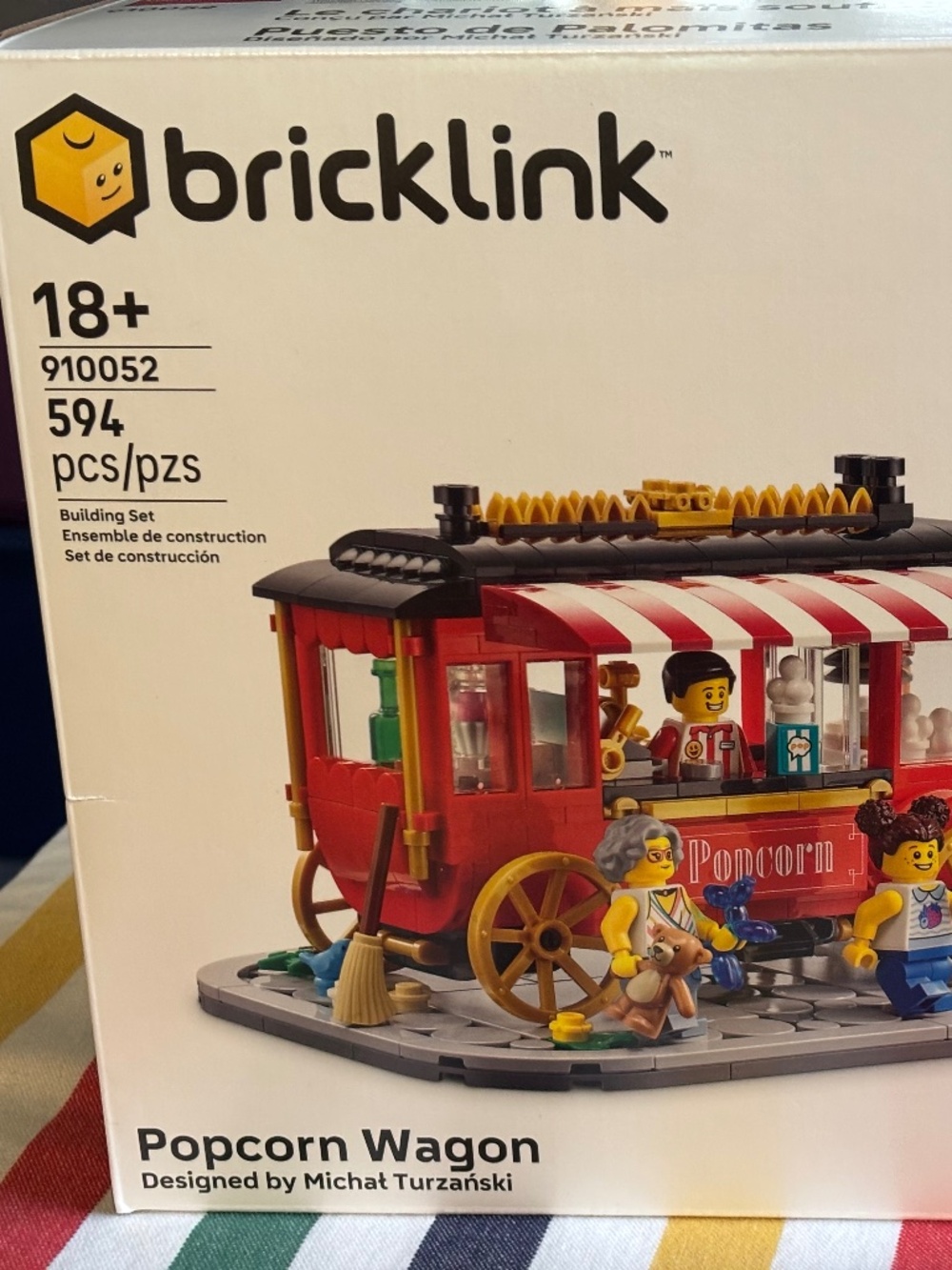 LEGO "Popcorn Wagon" 910052 UNOPENED. Special 25th Anniversary Bricklink set.